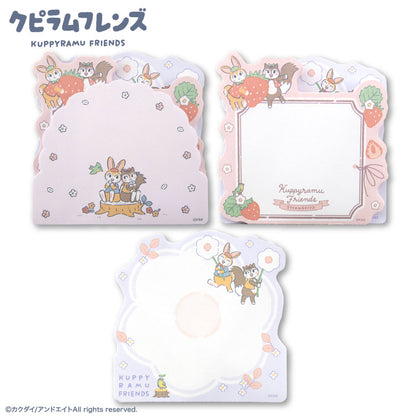 クピラムフレンズ コラボ ダイカットメモ
