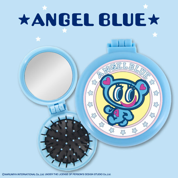 ANGEL BLUE コラボ コンパクトヘアブラシ