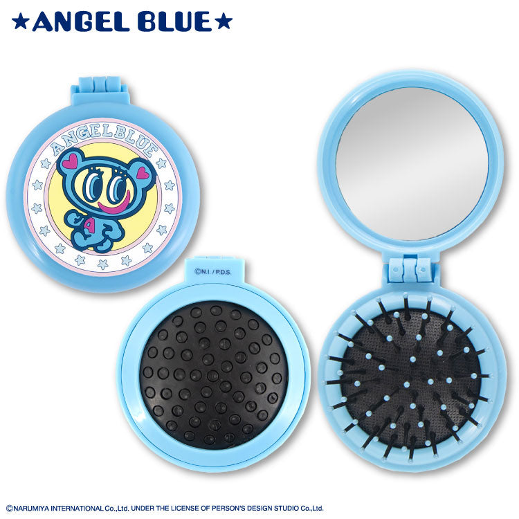 ANGEL BLUE コラボ コンパクトヘアブラシ