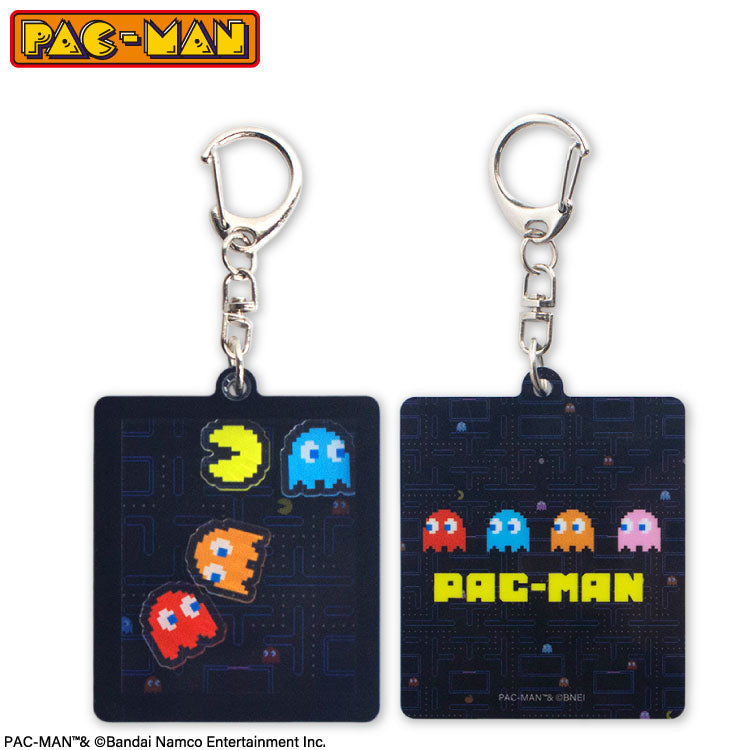 パックマン コラボ シャカシャカアクリルキーホルダー