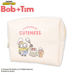 MINIONS Bob+Tim コラボ 箱型ポーチ