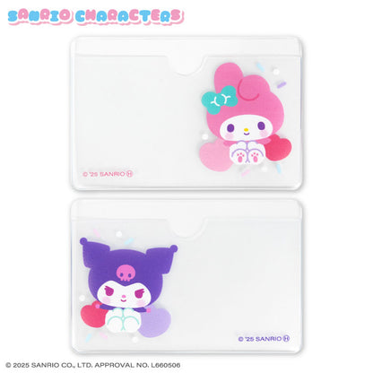 サンリオキャラクターズ ぷにきゅきゅデザイン 顔隠し学生証ケース2P
