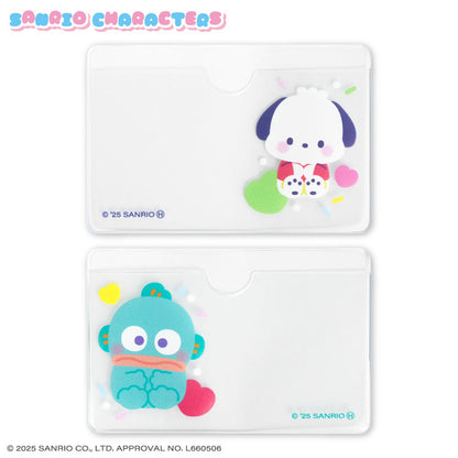 サンリオキャラクターズ ぷにきゅきゅデザイン 顔隠し学生証ケース2P