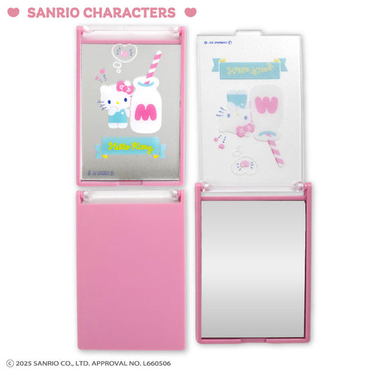サンリオキャラクターズ シンプルかわいい ミラー＆コーム
