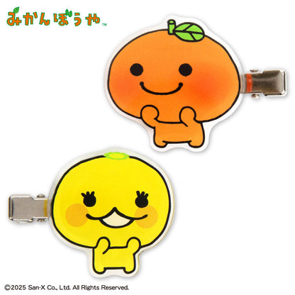 みかんぼうや コラボ アクリル前髪クリップ