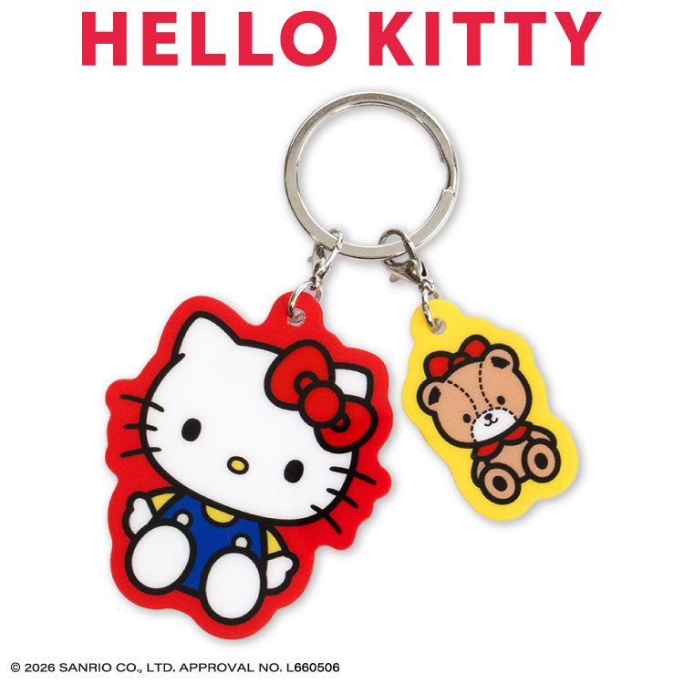 ハローキティ＆タイニーチャム アクリルキーホルダー
