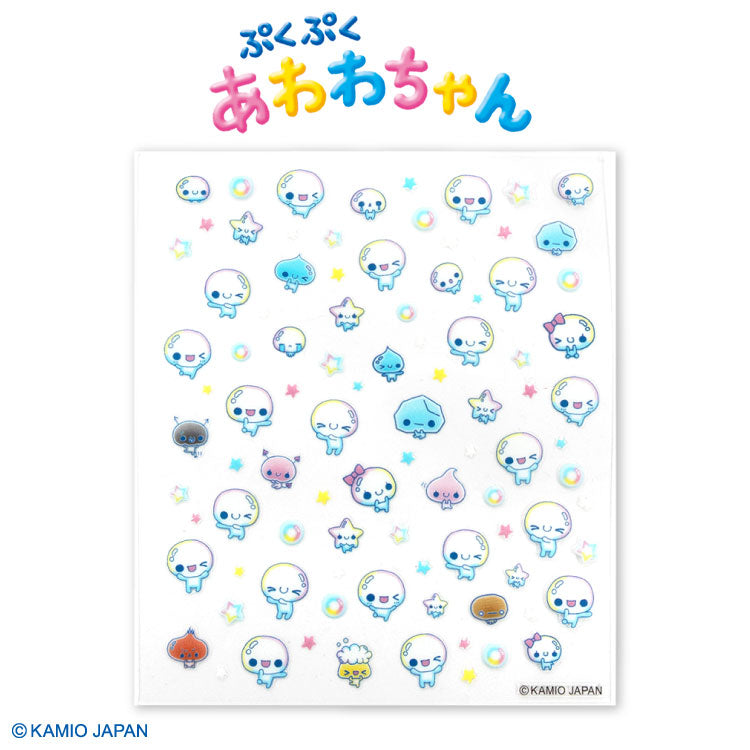 ぷくぷくあわわちゃん コラボ ネイルパーツシール