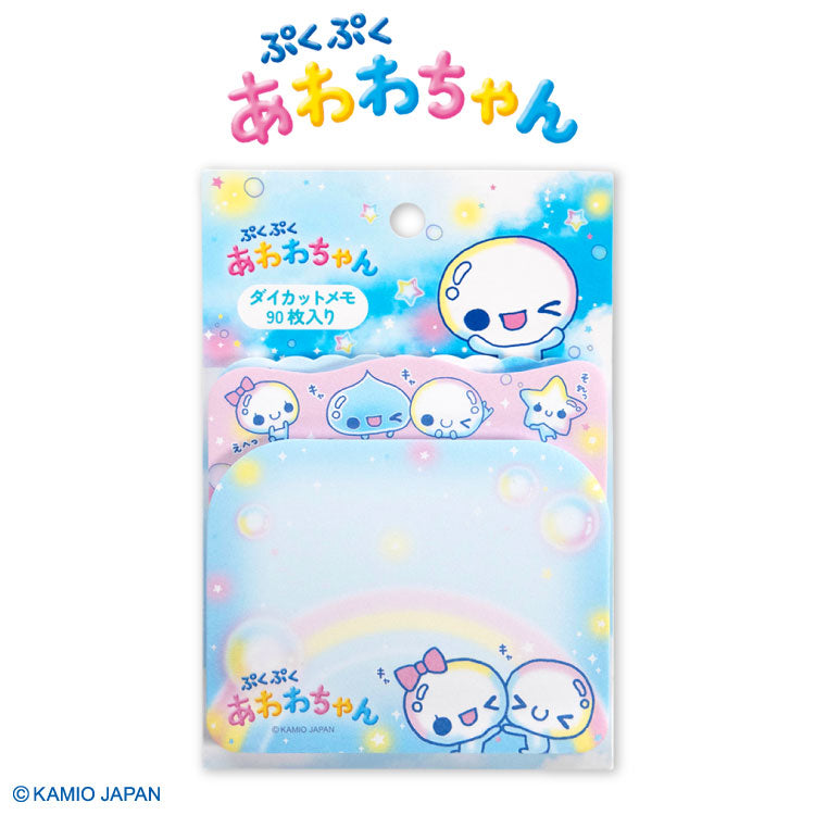 ぷくぷくあわわちゃん コラボ ダイカットメモ