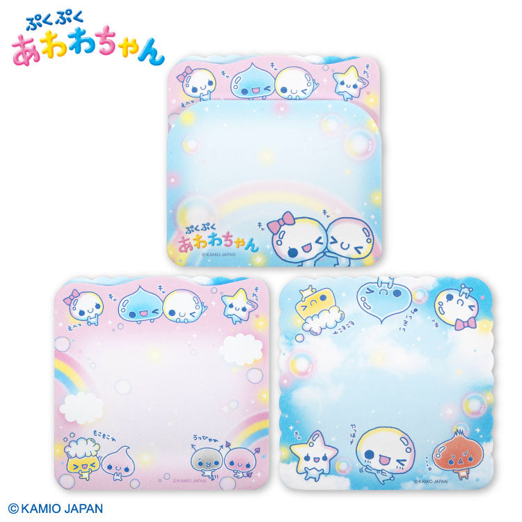 ぷくぷくあわわちゃん コラボ ダイカットメモ