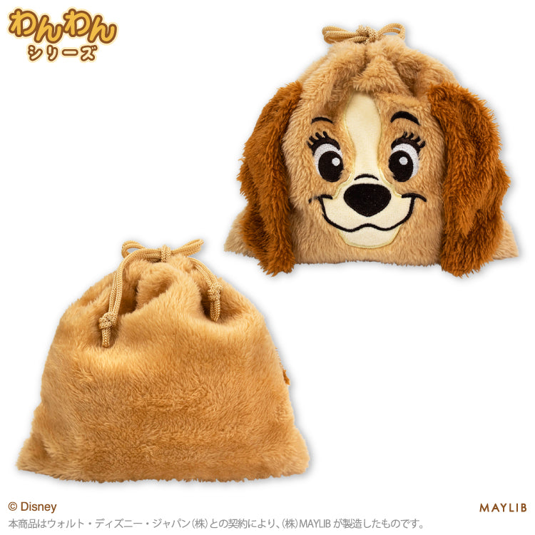 ディズニーわんわん/ふわふわ巾着