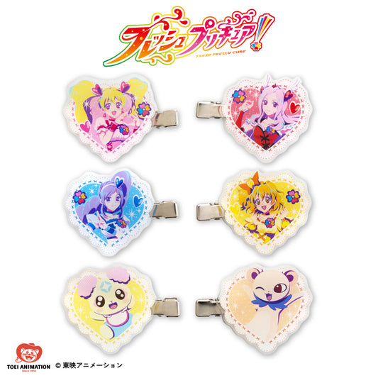 フレッシュプリキュア！ コラボ アクリル前髪クリップ