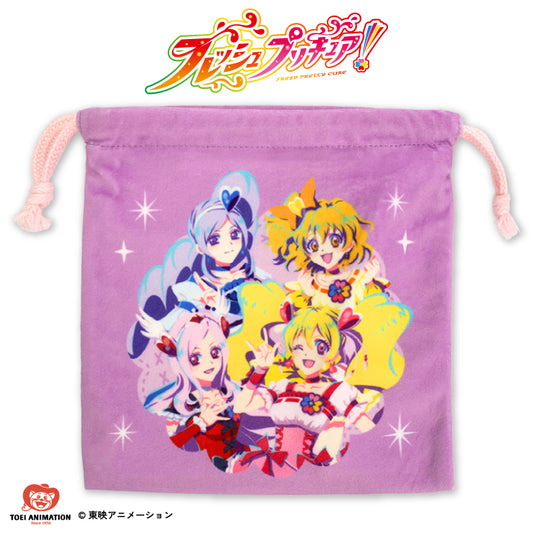 フレッシュプリキュア！ コラボ 巾着(M)