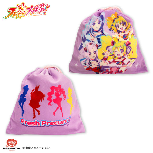 フレッシュプリキュア！ コラボ 巾着(M)