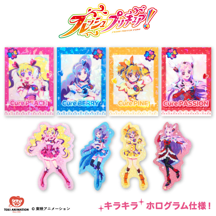 フレッシュプリキュア！ コラボ ランダムステッカー(クリア)