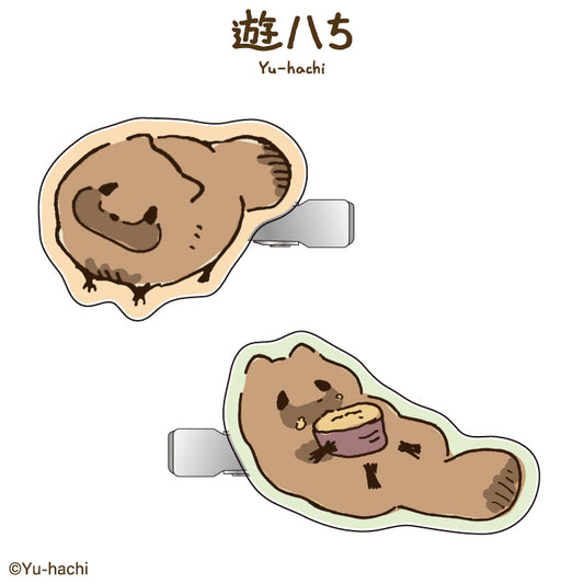 遊ハち コラボ アクリル前髪クリップ