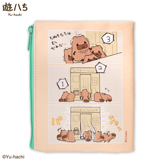 遊ハち コラボ フラットポーチ