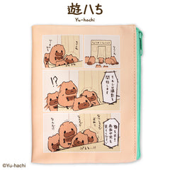 遊ハち コラボ フラットポーチ