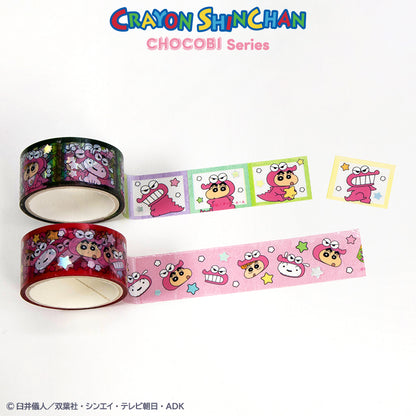 クレヨンしんちゃん チョコビシリーズ コラボ クリアロールテープ2P
