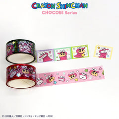 クレヨンしんちゃん チョコビシリーズ コラボ クリアロールテープ2P