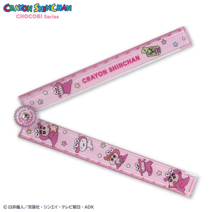 クレヨンしんちゃん チョコビシリーズ コラボ 30cm折りたたみ定規
