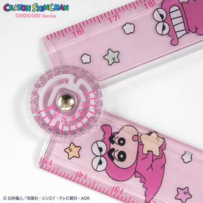 クレヨンしんちゃん チョコビシリーズ コラボ 30cm折りたたみ定規