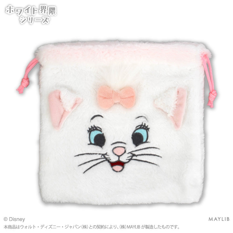 ディズニーホワイト界隈 ふわふわ巾着