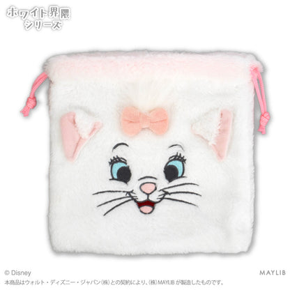 ディズニーホワイト界隈 ふわふわ巾着
