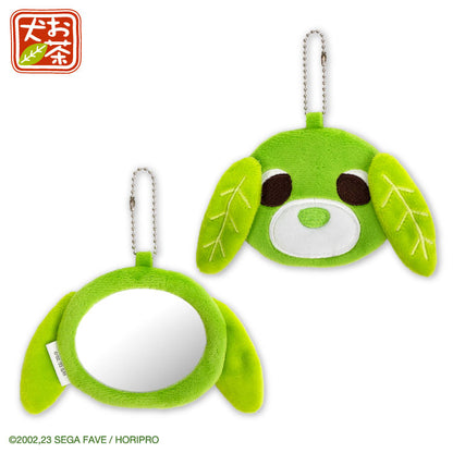 お茶犬 コラボ ダイカットコンパクトミラー