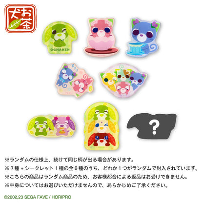お茶犬 コラボ ランダムステッカー(アクリル)
