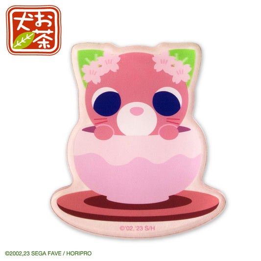 お茶犬 コラボ ランダムステッカー(アクリル)