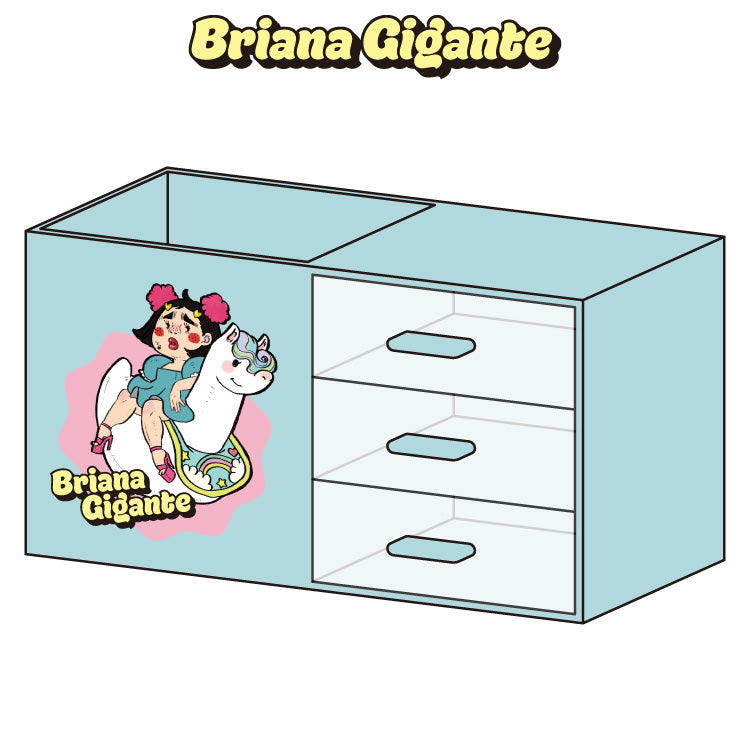 【予約販売】ブリアナ・ギガンテ コラボ 卓上ミニチェスト