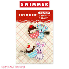 SWIMMER コラボ アクリル前髪クリップ