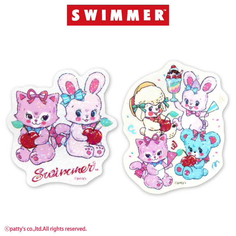 SWIMMER コラボ ステッカー(クリア)