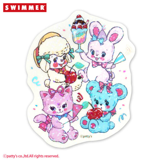 SWIMMER コラボ ステッカー(クリア)
