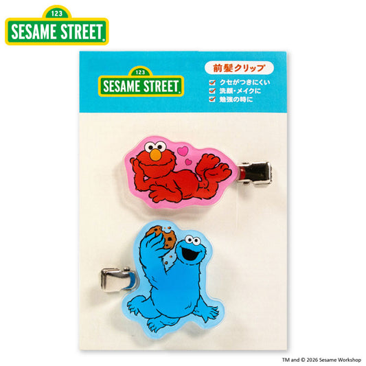 セサミストリート アクリル前髪クリップ