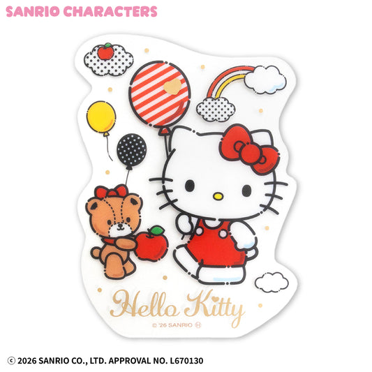 サンリオキャラクターズ ステッカー(クリア) Back To School Basic