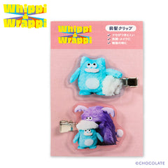 ホイッピ&ラッピ コラボ アクリル前髪クリップ
