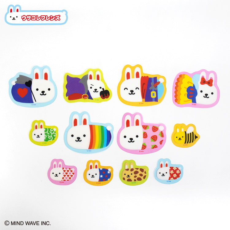 【予約販売】ウサコレフレンズ フレークステッカー