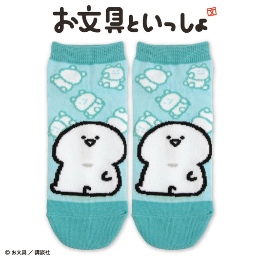 お文具といっしょ アンクルソックス with耳