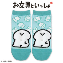 お文具といっしょ アンクルソックス with耳