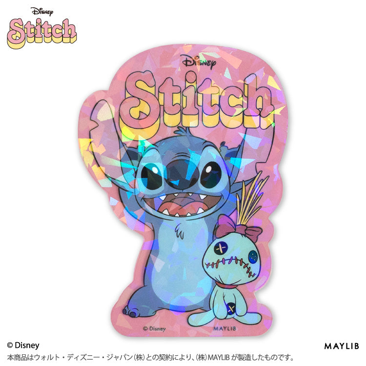 【予約販売】スティッチ ステッカー(クリア)