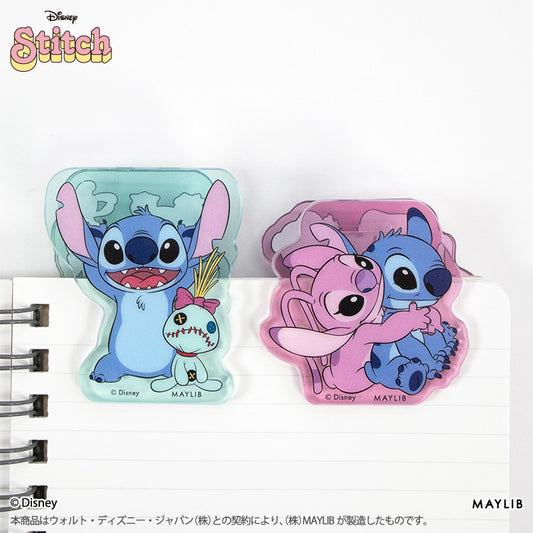 スティッチ アクリルクリップ2P