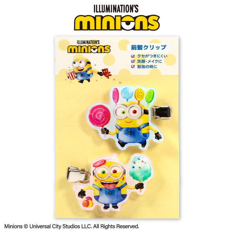 【予約販売】ミニオン アクリル前髪クリップ