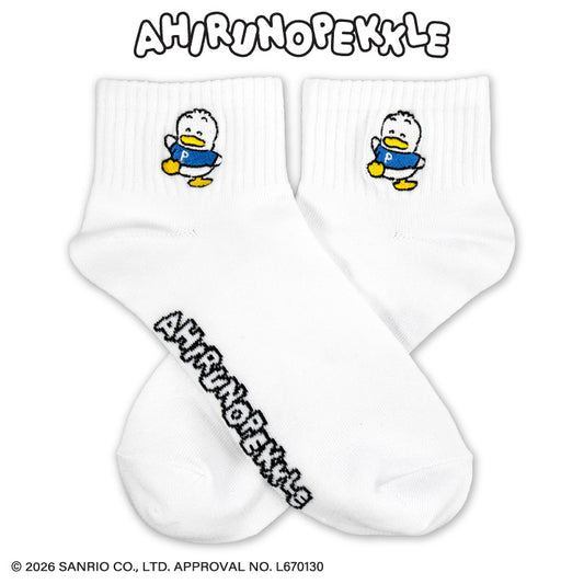 【予約販売】あひるのペックル クルーソックス