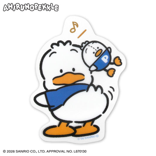 【予約販売】あひるのペックル ステッカー(クリア)