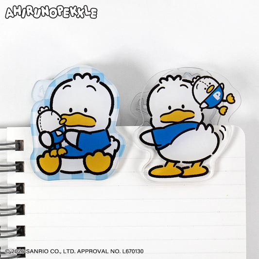 【予約販売】あひるのペックル アクリルクリップ2P
