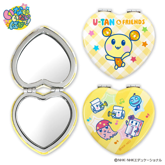 【予約販売】いないいないばあっ！ ハート型コンパクトミラー