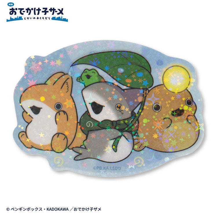 【予約商品】おでかけ子ザメ ステッカー(クリア)