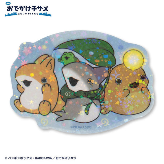 【予約商品】おでかけ子ザメ ステッカー(クリア)