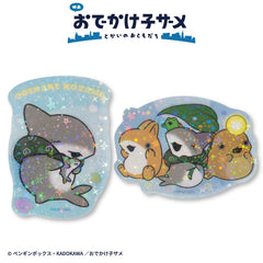 【予約商品】おでかけ子ザメ ステッカー(クリア)